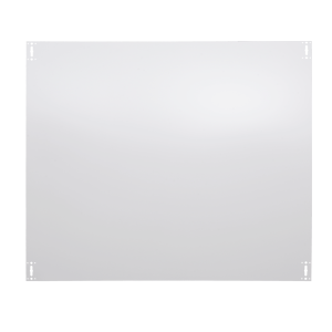 Qventi aluminium omkasting achterplaat wit voor buitenunit van de airconditioner of warmtepomp CAL-130
