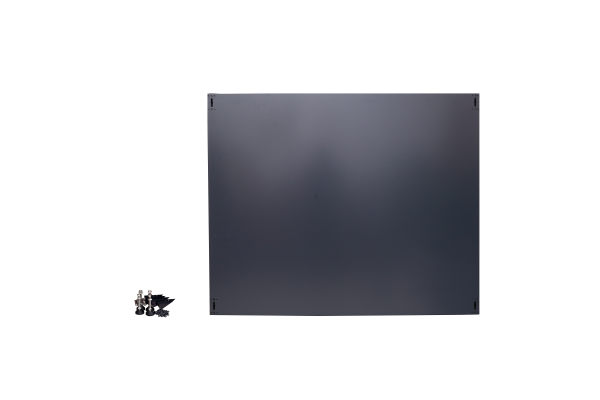 Qventi aluminium omkasting achterplaat antraciet voor buitenunit van de airconditioner of warmtepomp CAL-150