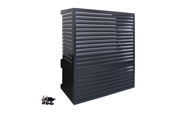 Airco omkasting achterplaat ophoger antraciet CAL150 - Afbeelding 3