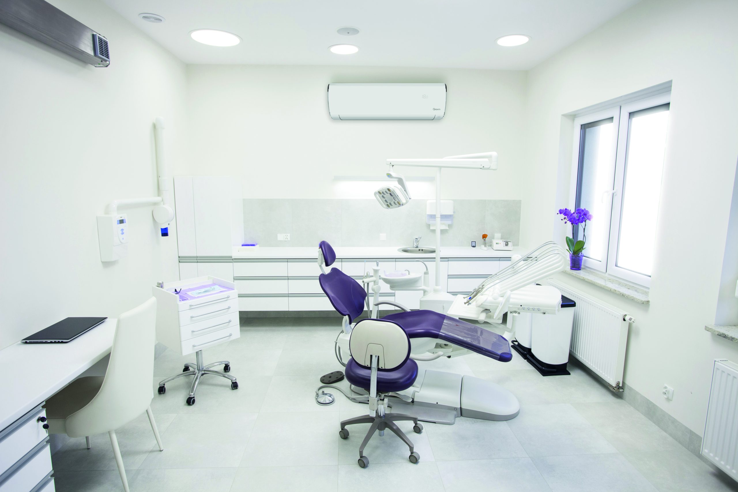 Qventi Silencia optima airconditioning praktijk medische omgeving