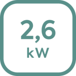 Qventi airconditioning 2.6 kW