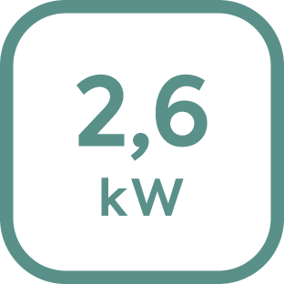 Qventi airconditioning 2.6 kW