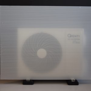 airco- en warmtepomp scheidingswand omkasting