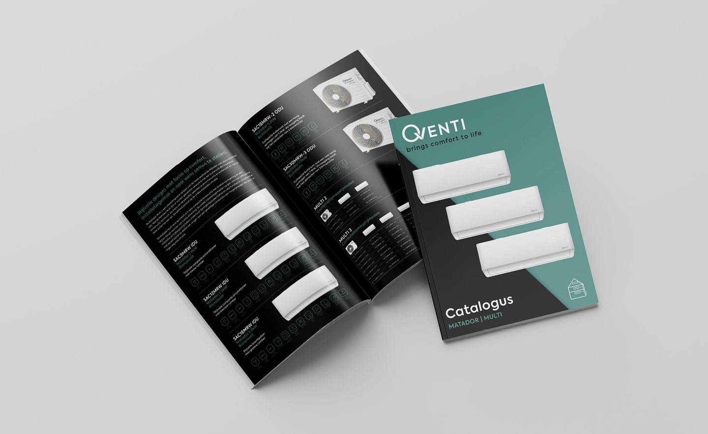 Qventi wand airconditioner Catalogus Matador multi-split