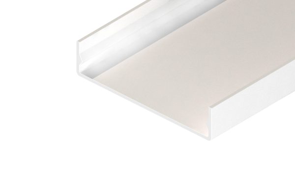 Qventi aluminium leidinggoot 200cm – Wit (RAL9010)