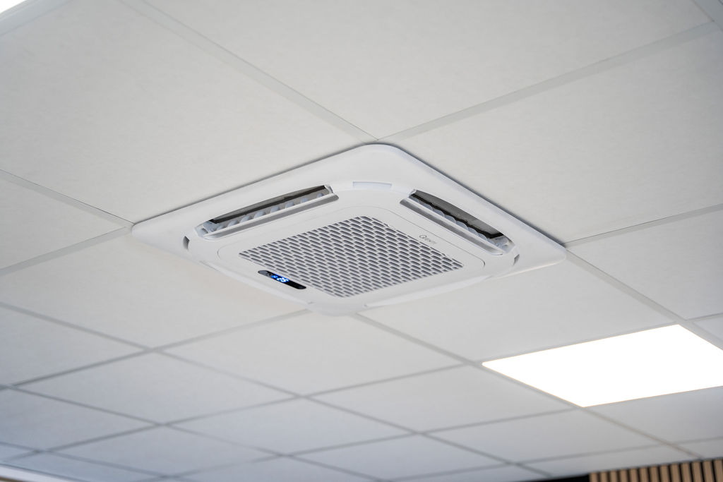 Qventi Matador cassette airconditioner plafond met licht (2)
