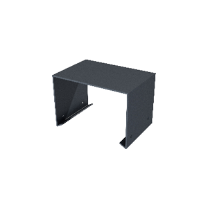 Qventi Aluminium Leidinggootsysteem airco installatie verbindingssok – Antraciet