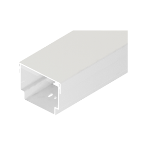 Qventi aluminium leidinggoot 200cm voor airco- en warmtepomp installaties – Wit (RAL9010)