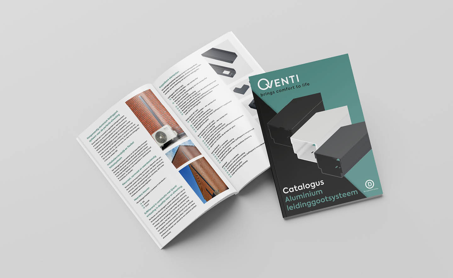 Qventi Aluminium Leidinggootsystemen catalogus – Perfect bijpassend bij Airco- en Warmtepomp Omkastingen